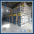 2015 new pallet rack supported iron steel warehouse storage mezzanine